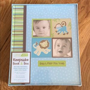Baby keepsake book & box